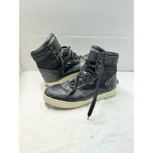 Sedici Motorcycle Street Boots Lace Up- Men’s size 11 RN126365 - Black & White -